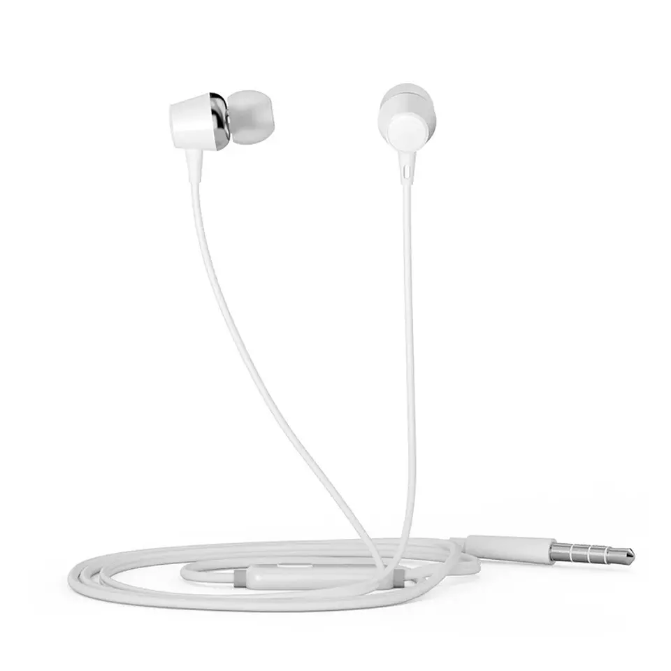 Audífonos In Ear HP Con Manos Libres Blancos DHE-7000 Blanco - ElectroMundo  2