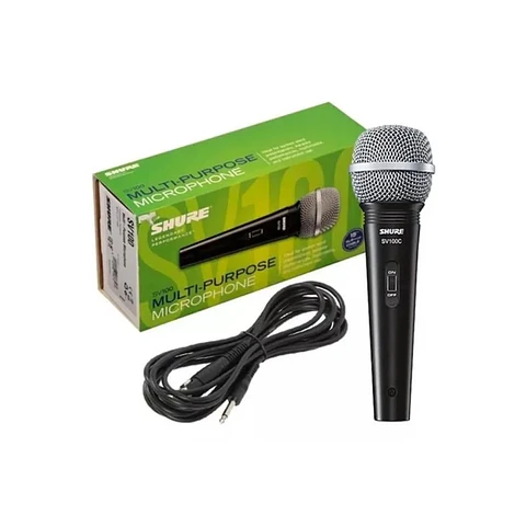 Micrófono Alámbrico dinámico Shure SV100 - ElectroMundo.