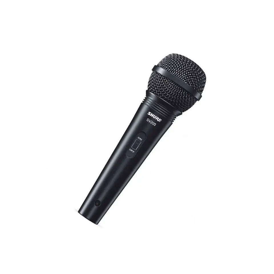 Micrófono Alámbrico Shure Sv200 Dinámico Negro - ElectroMundo. 3