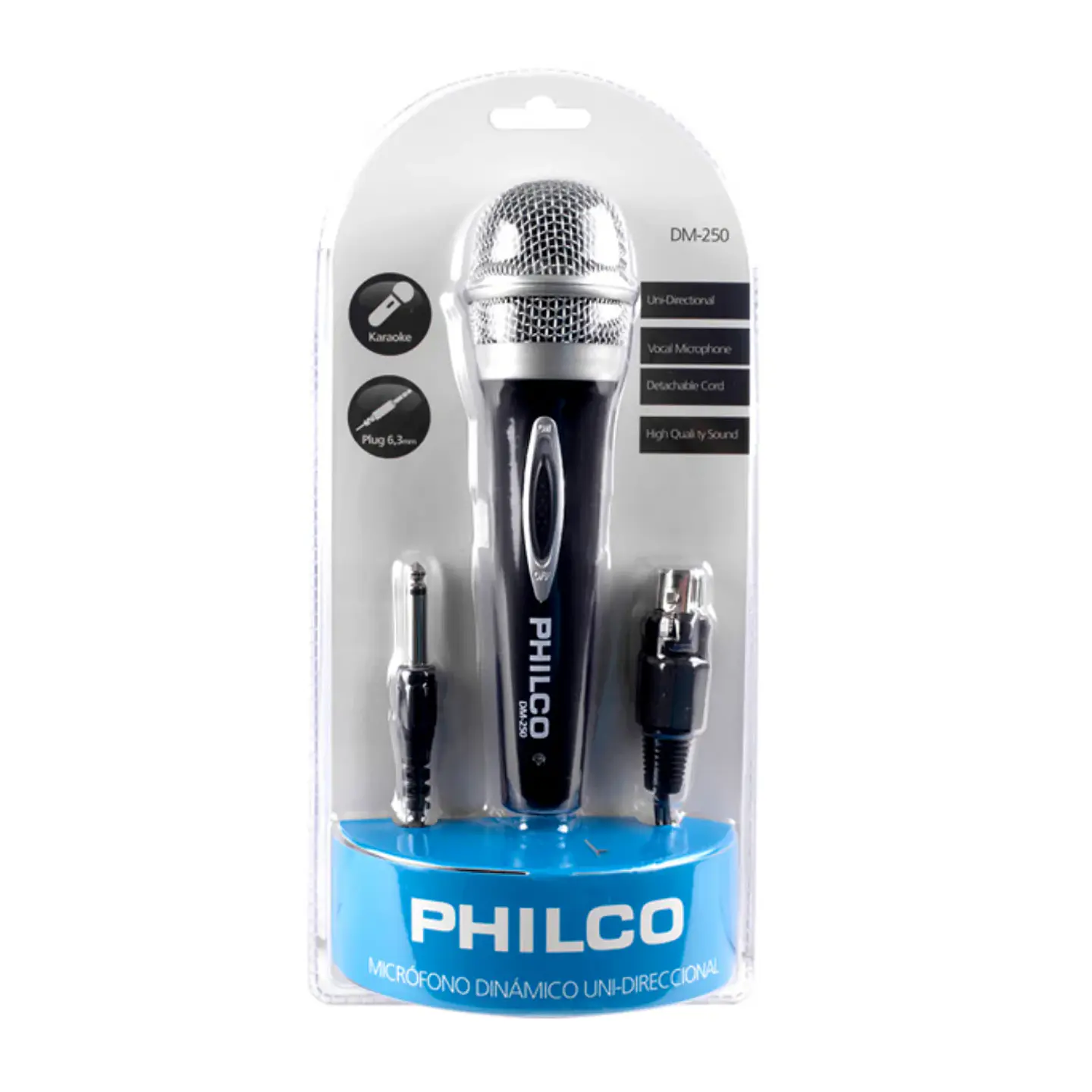 Micrófono Alámbrico PHILCO DM-250 - ElectroMundo 2