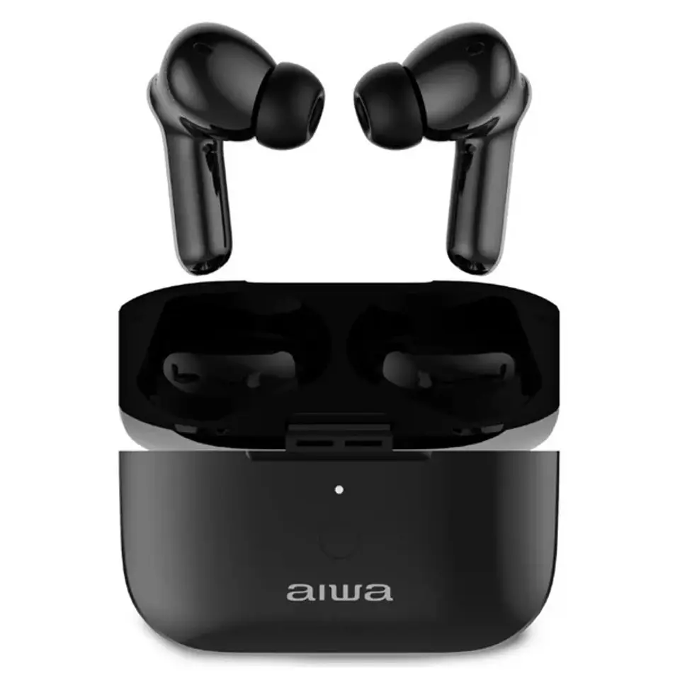 Audífonos Inalámbricos Aiwa In Ear Noise Cancelling Negro - ElectroMundo  1
