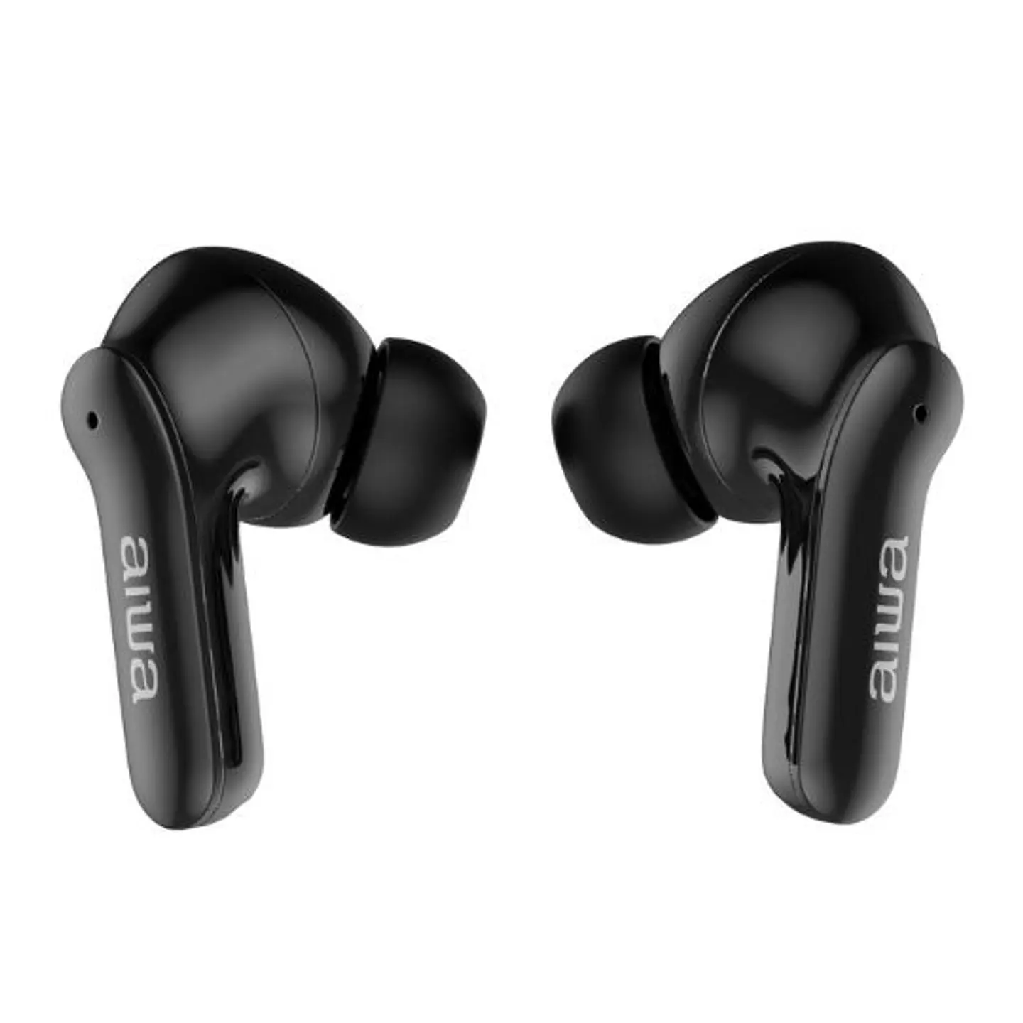 Audífonos Inalámbricos Aiwa In Ear Noise Cancelling Negro - ElectroMundo  2