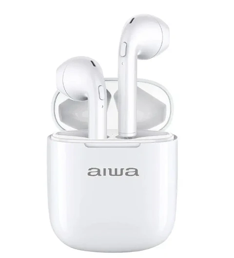 Audífonos Aiwa Inalámbricos In-ear Bluetooth 5.0 Aw-twsd1  Blanco - ElectroMundo 