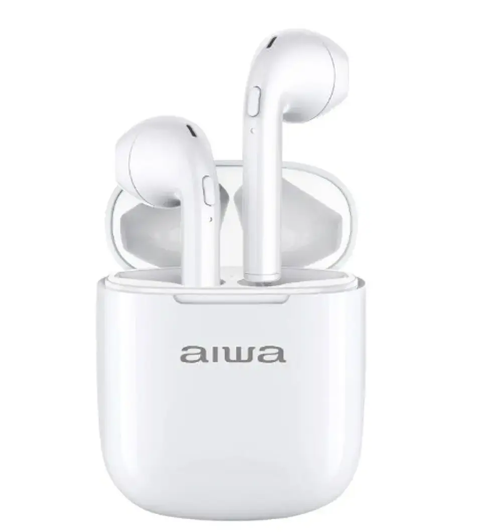 Audífonos Aiwa Inalámbricos In-ear Bluetooth 5.0 Aw-twsd1  Blanco - ElectroMundo  1