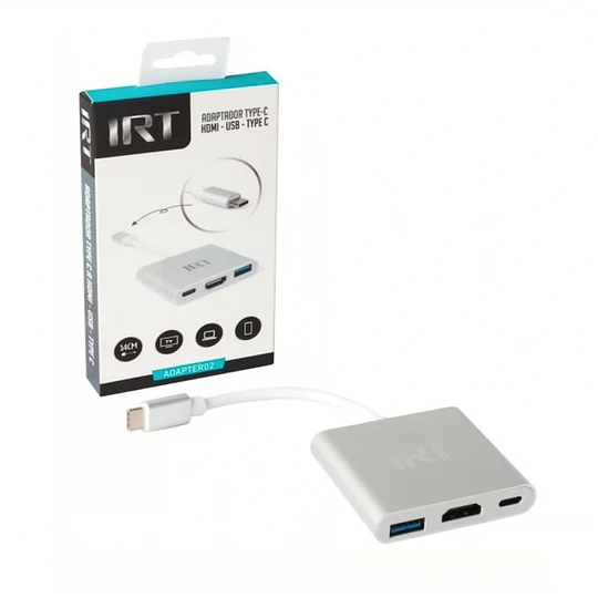 Cable Adaptador Tipo C A Usb Hdmi Tipo C IRT - ElectroMundo
