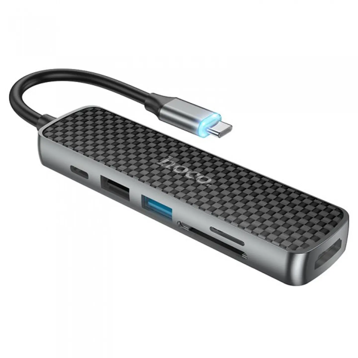 Adaptador 6 en 1 HOCO HB24 - ElectroMundo. 1
