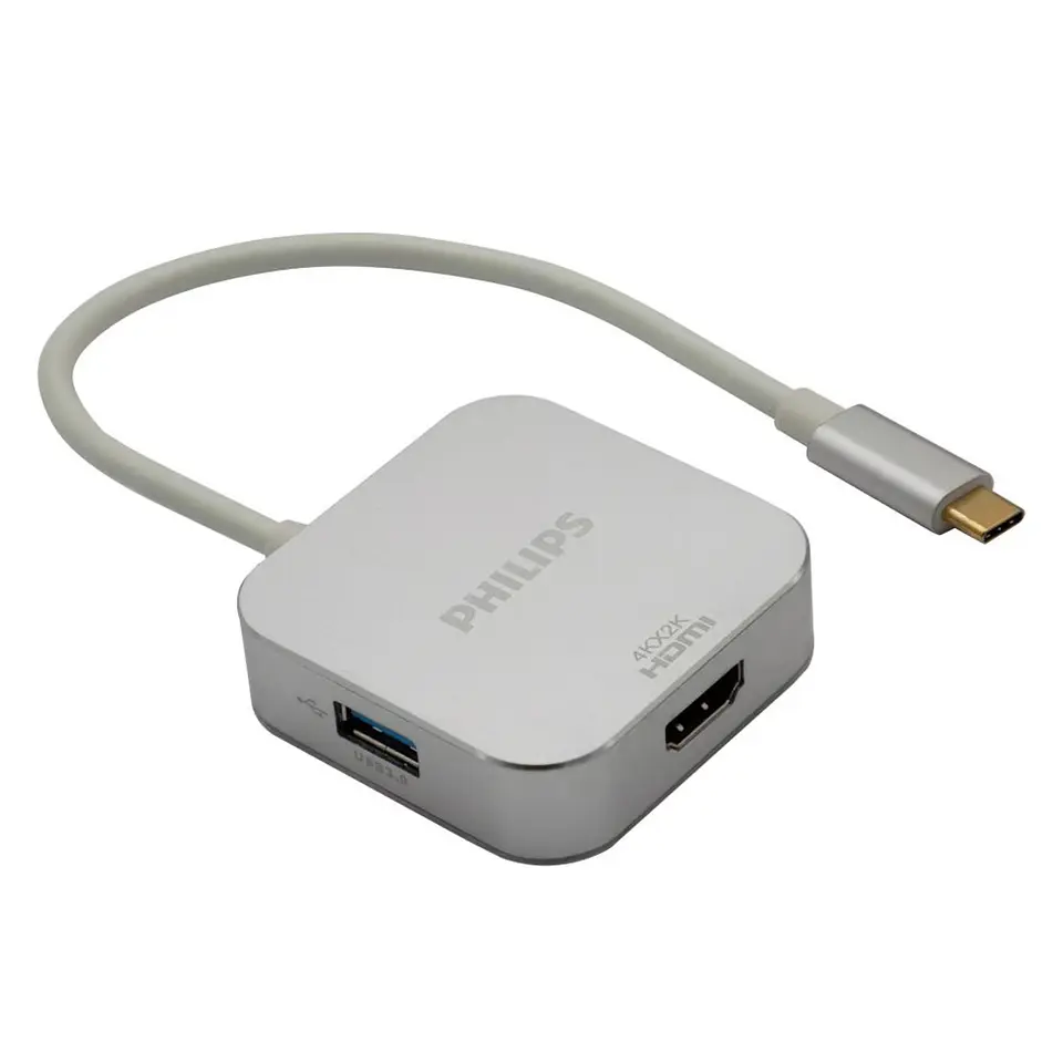 Hub USB-C 4 en 1 Philips - ElectroMundo.  4