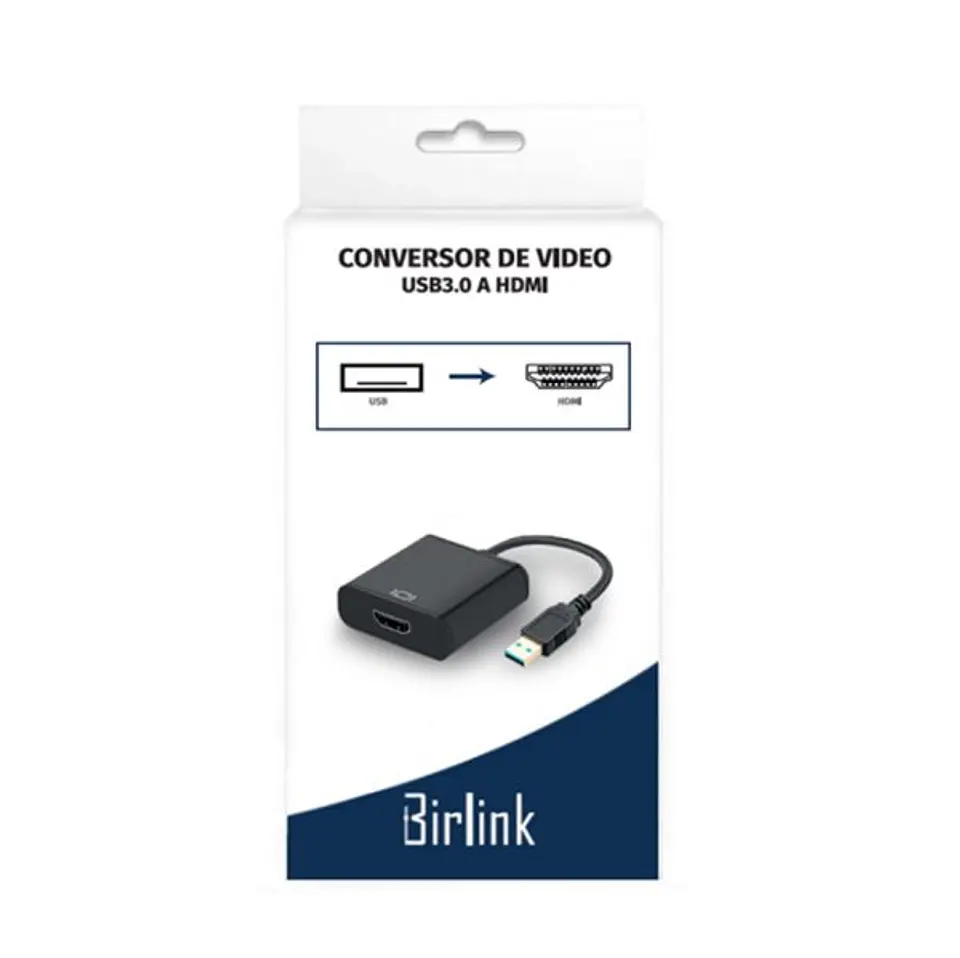 Conversor de Video USB3.0 a HDMI BIRLINK - ElectroMundo. 2