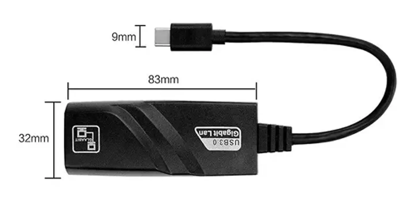 Adaptador Usb C 3.0 Rj45 Gigabit Ethernet 10/100/1000 Mbps - ElectroMundo  4