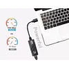Adaptador Usb C 3.0 Rj45 Gigabit Ethernet 10/100/1000 Mbps - ElectroMundo 