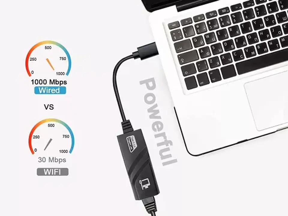 Adaptador Usb C 3.0 Rj45 Gigabit Ethernet 10/100/1000 Mbps - ElectroMundo  3