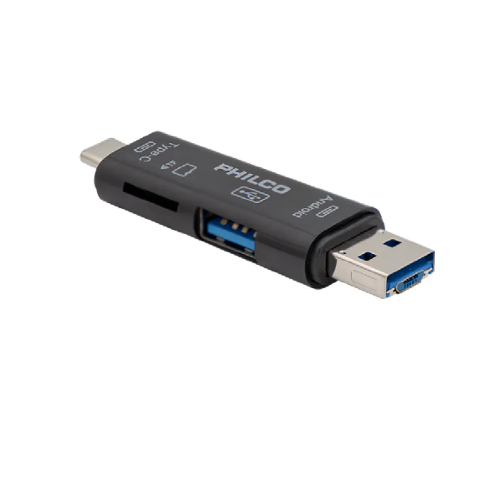 Lector Micro SD USB 3 en 1 Philco - ElectroMundo.  2