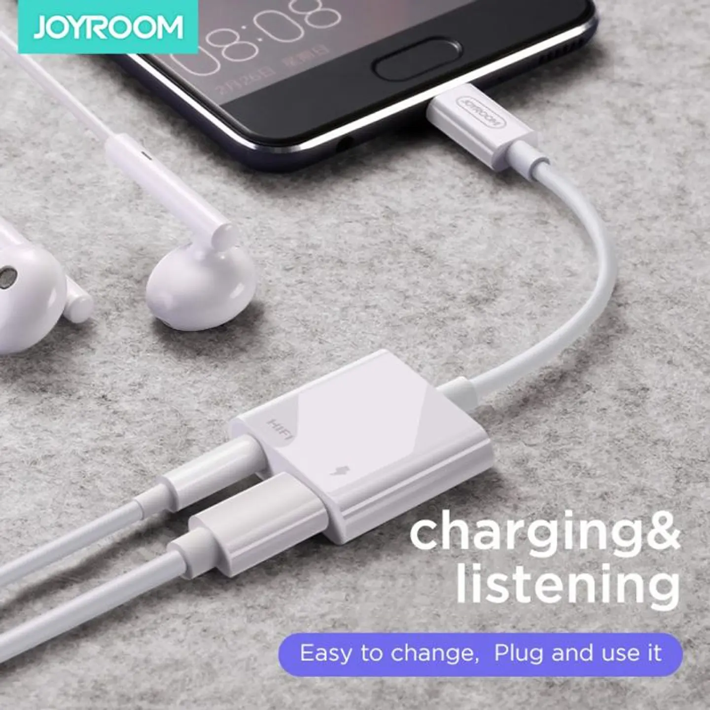 Adaptador convertidor de audio digital  Tipo-C / USB-C a HIFI - ElectroMundo. 2