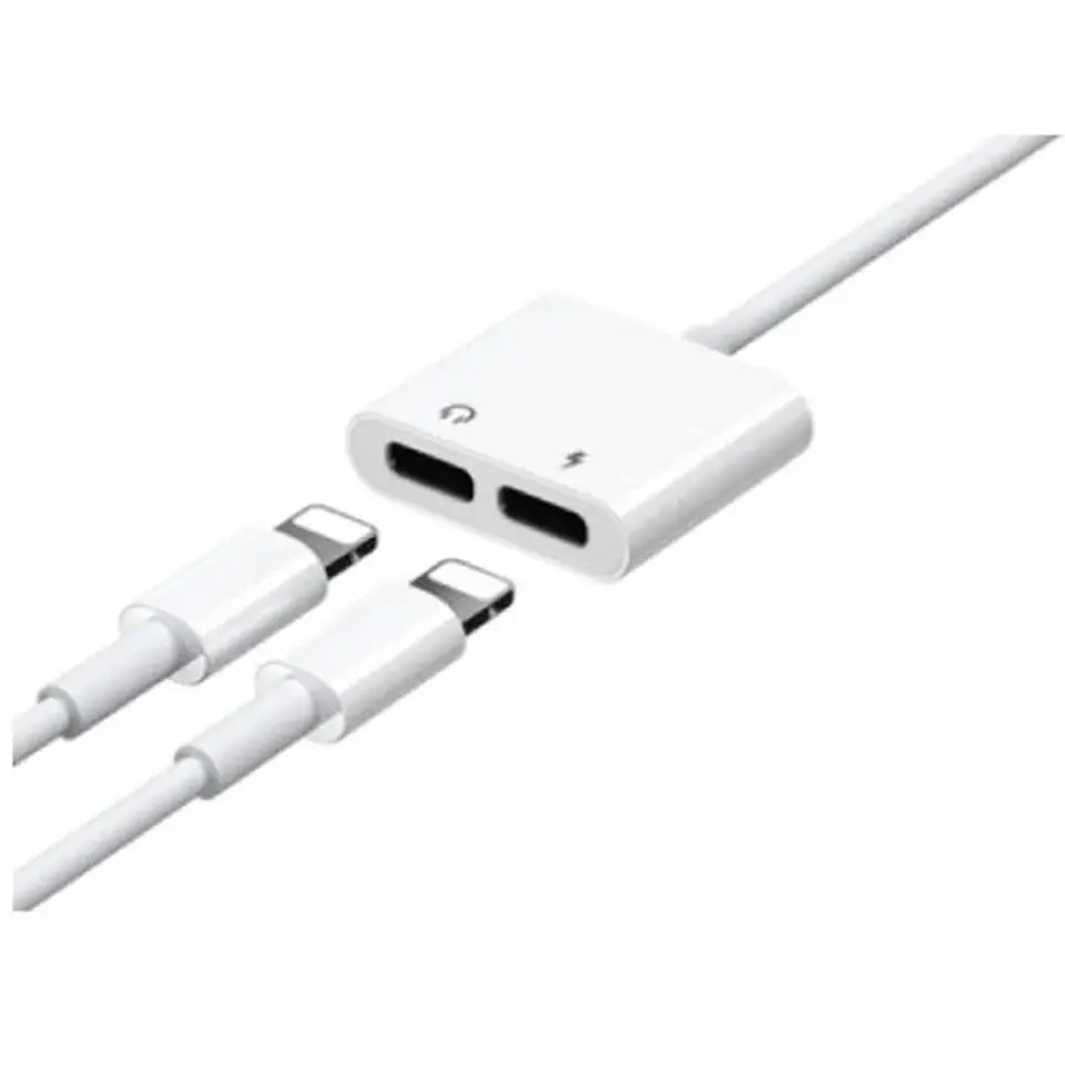 Adaptador Audio Y Carga Lightning Compatible Con iPhone - ElectroMundo  2