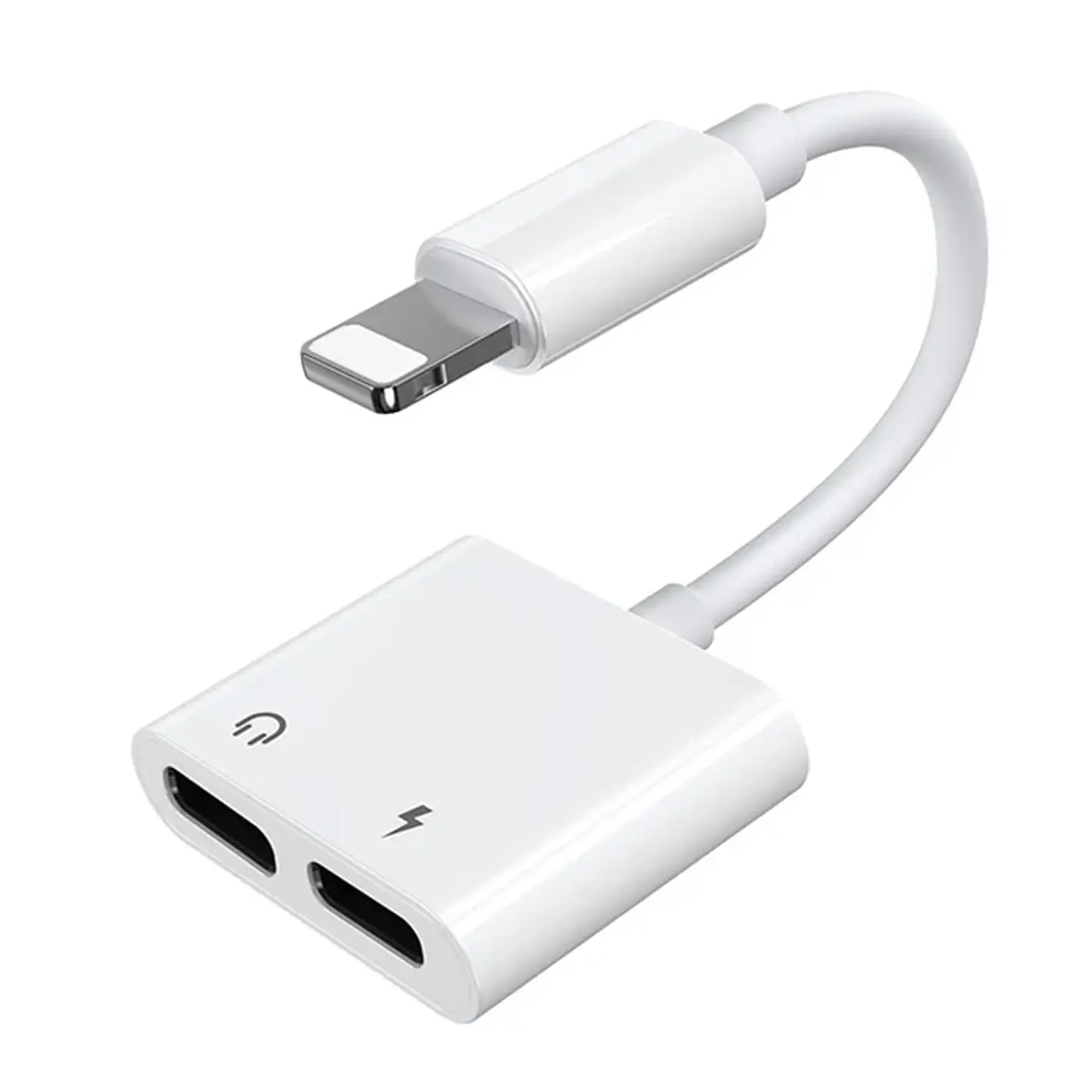 Adaptador Audio Y Carga Lightning Compatible Con iPhone - ElectroMundo  1