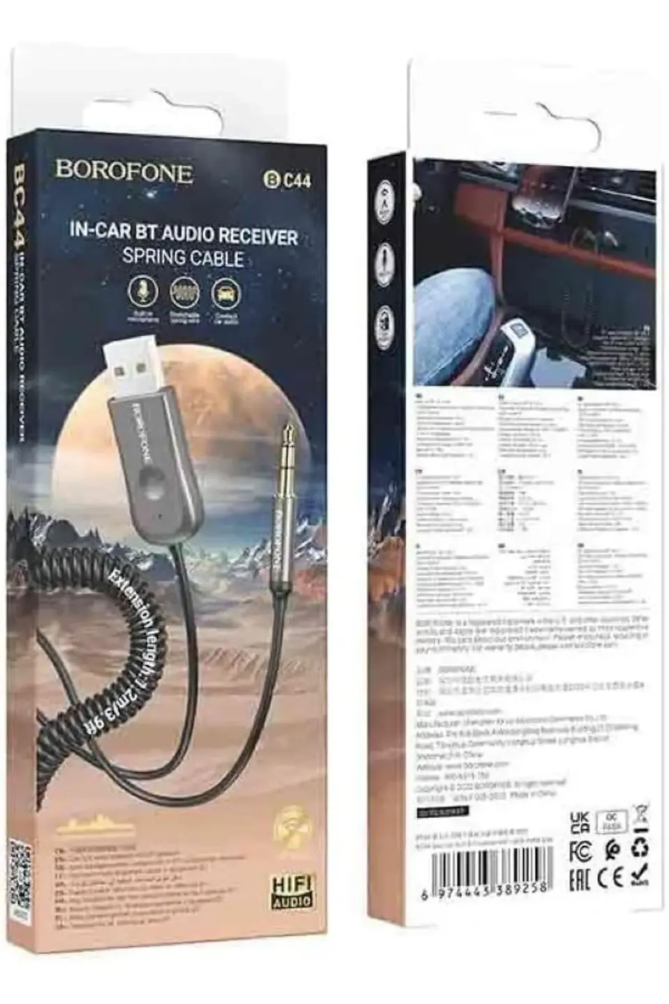 Receptor Bluetooth Auto Usb A Auxiliar 3.5mm - ElectroMundo. 4
