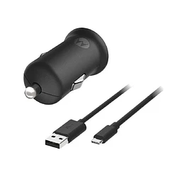 Cargador Auto 18W +  Cable tipo C Motorola - ElectroMundo.