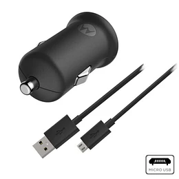 Cargador Motorola para Automóvil 15W + Cable Micro sd - ElectroMundo.