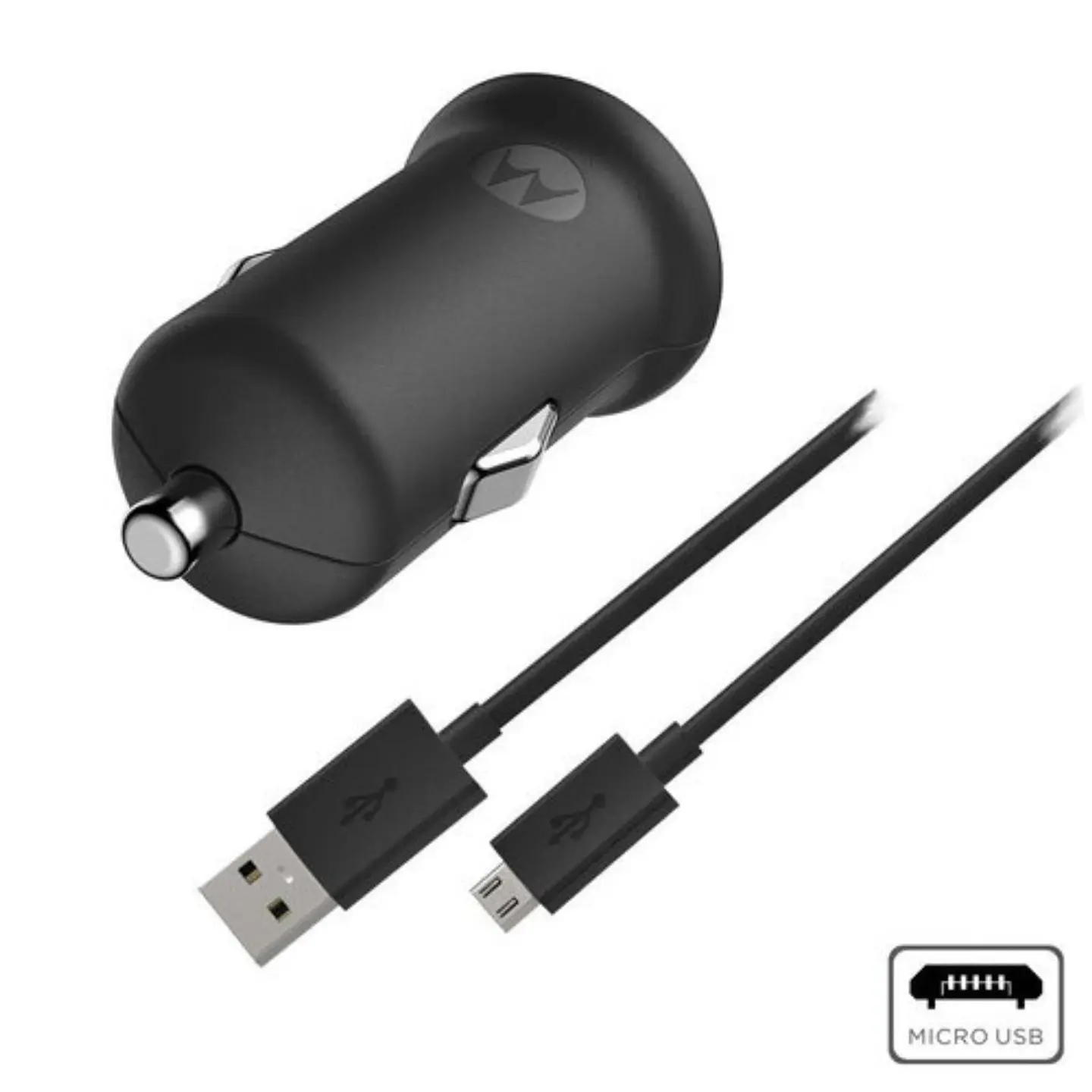 Cargador Motorola para Automóvil 15W + Cable Micro sd - ElectroMundo. 1
