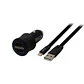 Cargador de Auto Doble USB + Cable Lighting Philips - ElectroMundo. - Miniatura 1