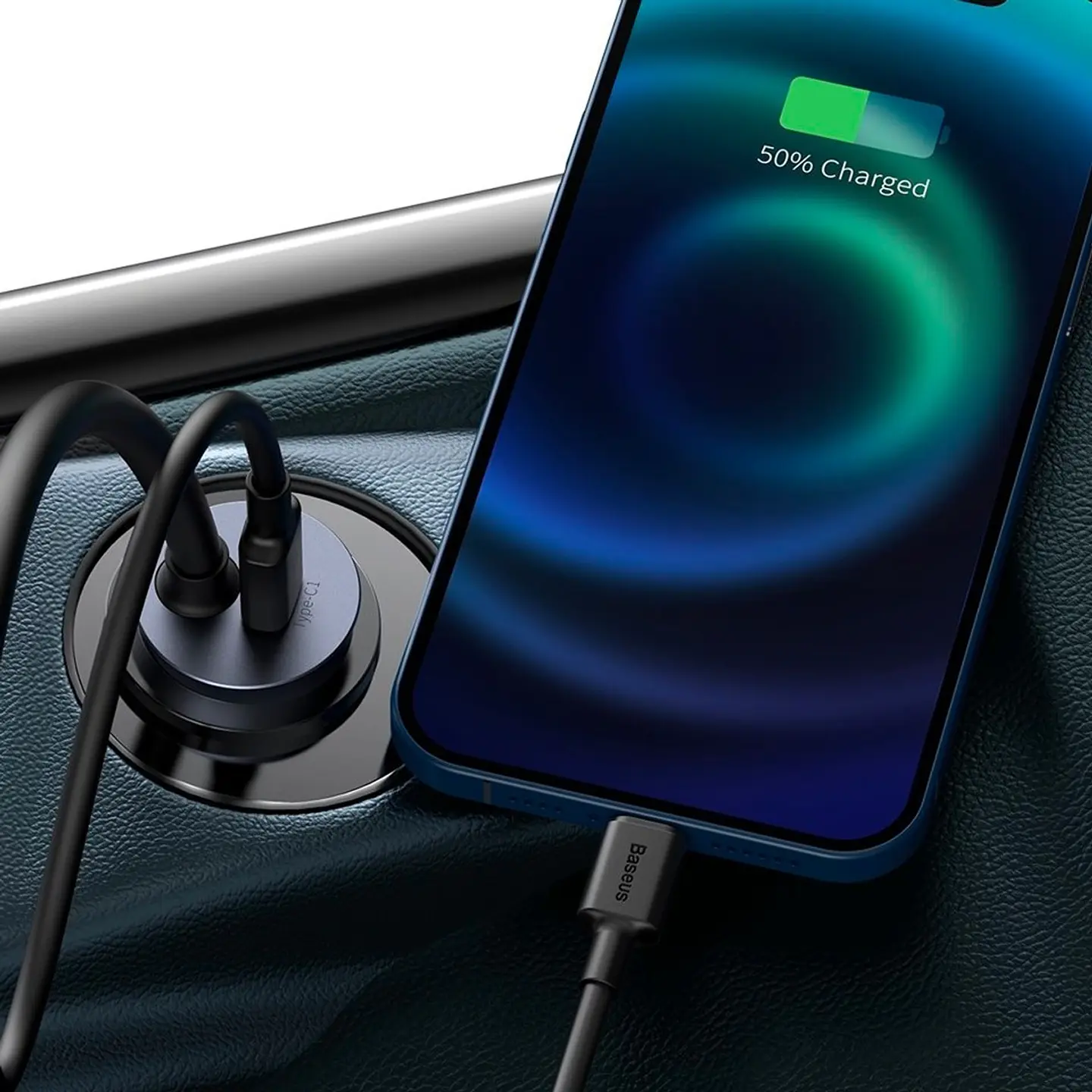 Cargador De Auto Multi Puerto Pps Usb Tipo C 120 W Baseus - ElectroMundo. 3