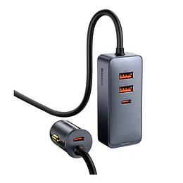 Cargador De Auto Multi Puerto Pps Usb Tipo C 120 W Baseus - ElectroMundo.