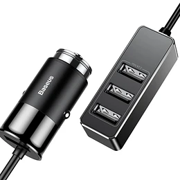 Cargador de Auto 4 USB 5.5 Amp Baseus - ElectroMundo.