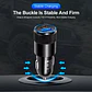 Cargador Para Auto Dual Usb + Tipo C 18w Audiolab - ElectroMundo. - Miniatura 2
