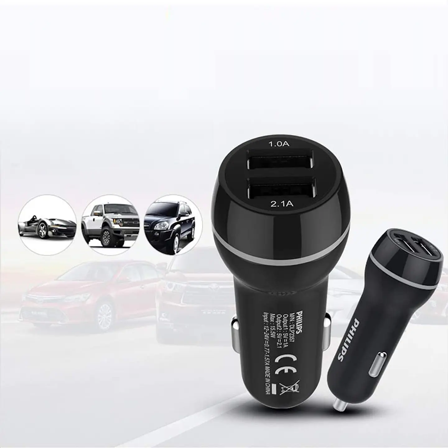 Cargador para Auto Philips - ElectroMundo. 3