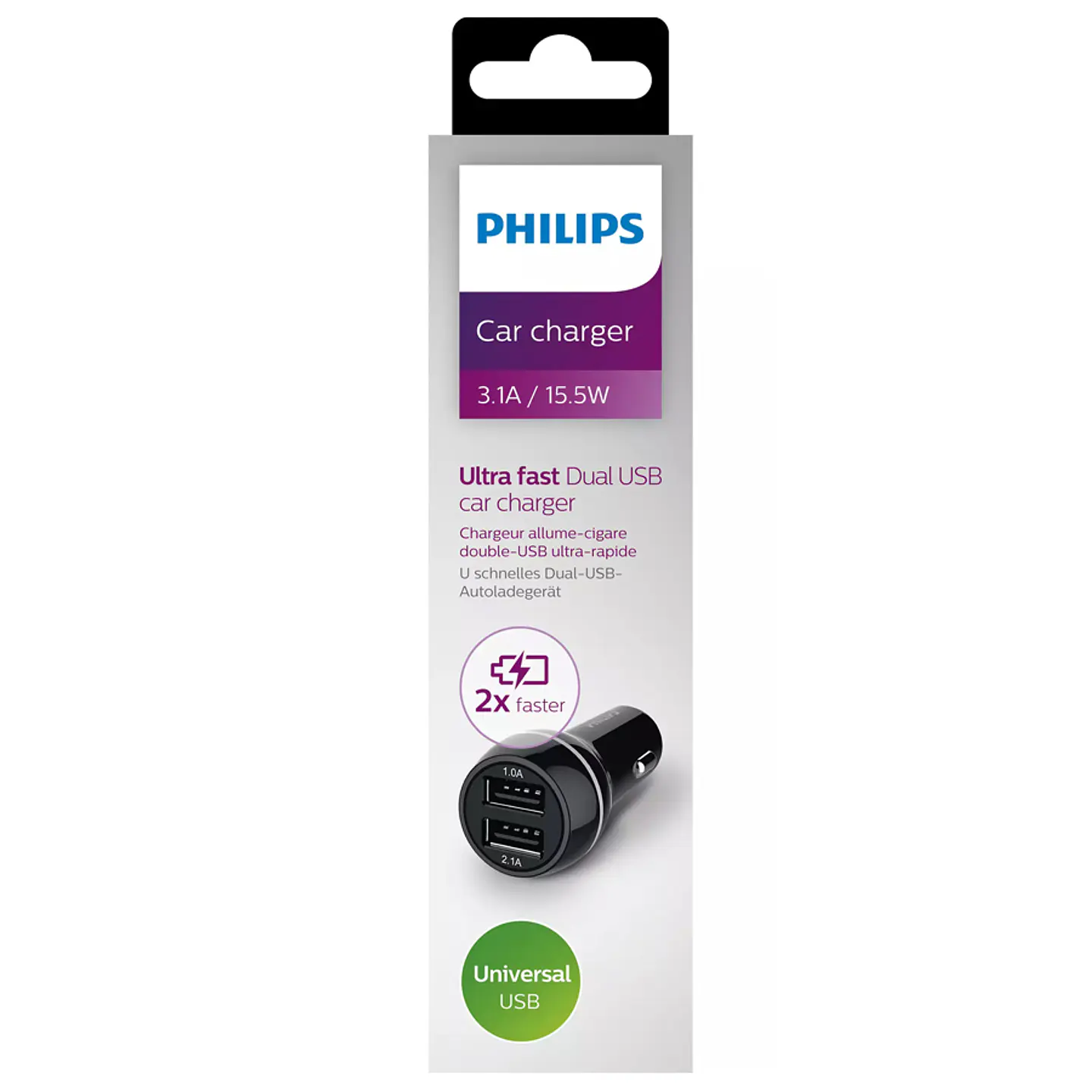 Cargador para Auto Philips - ElectroMundo. 4