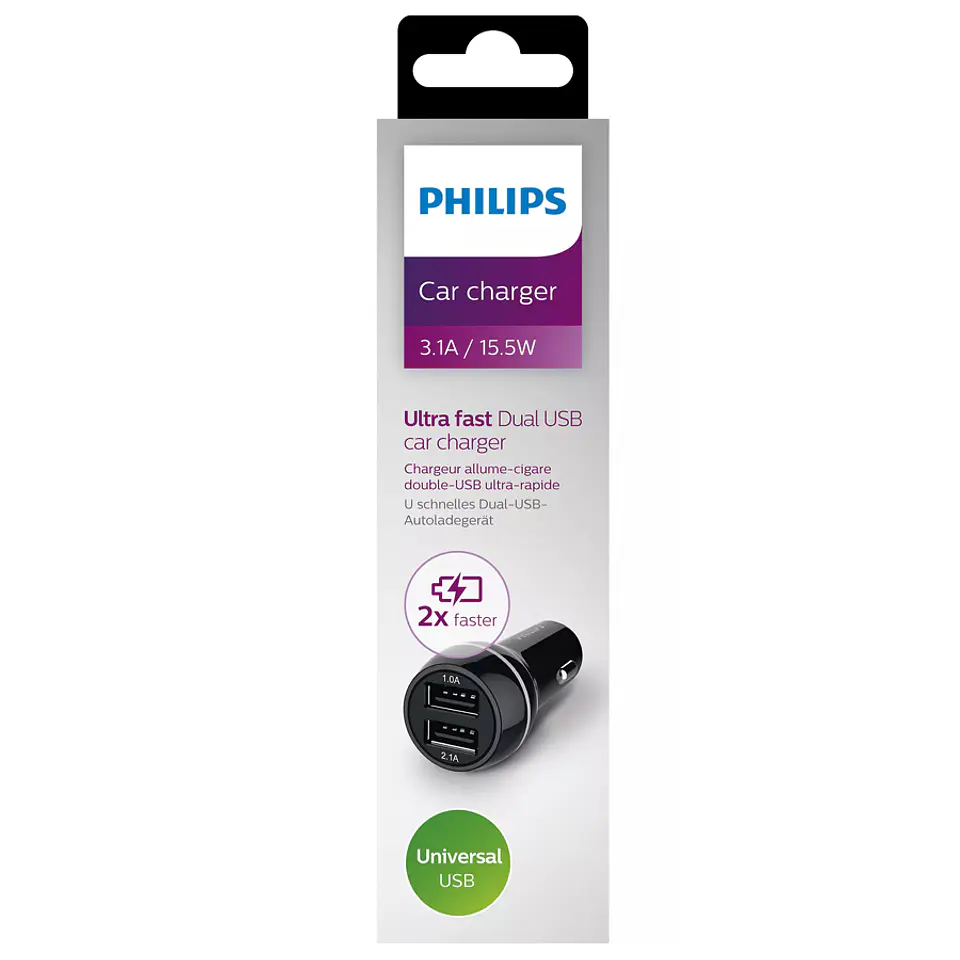 Cargador para Auto Philips - ElectroMundo. 4