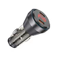 Cargador Dual Auto Hoco PD60W - ElectroMundo. - Miniatura 1