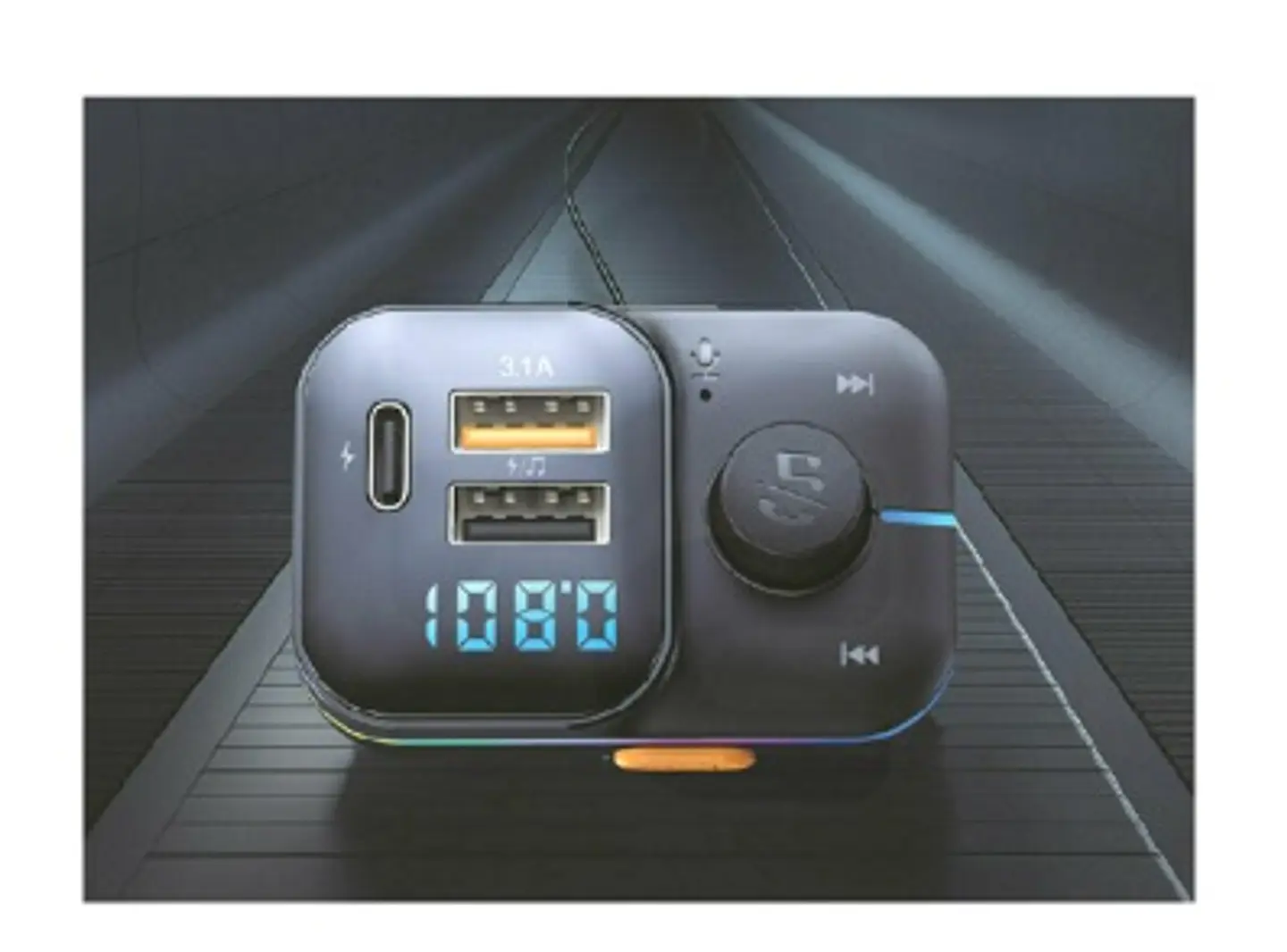 Transmisor Bluetooth para Audio de automóvil TecnoLab - ElectroMundo. 2