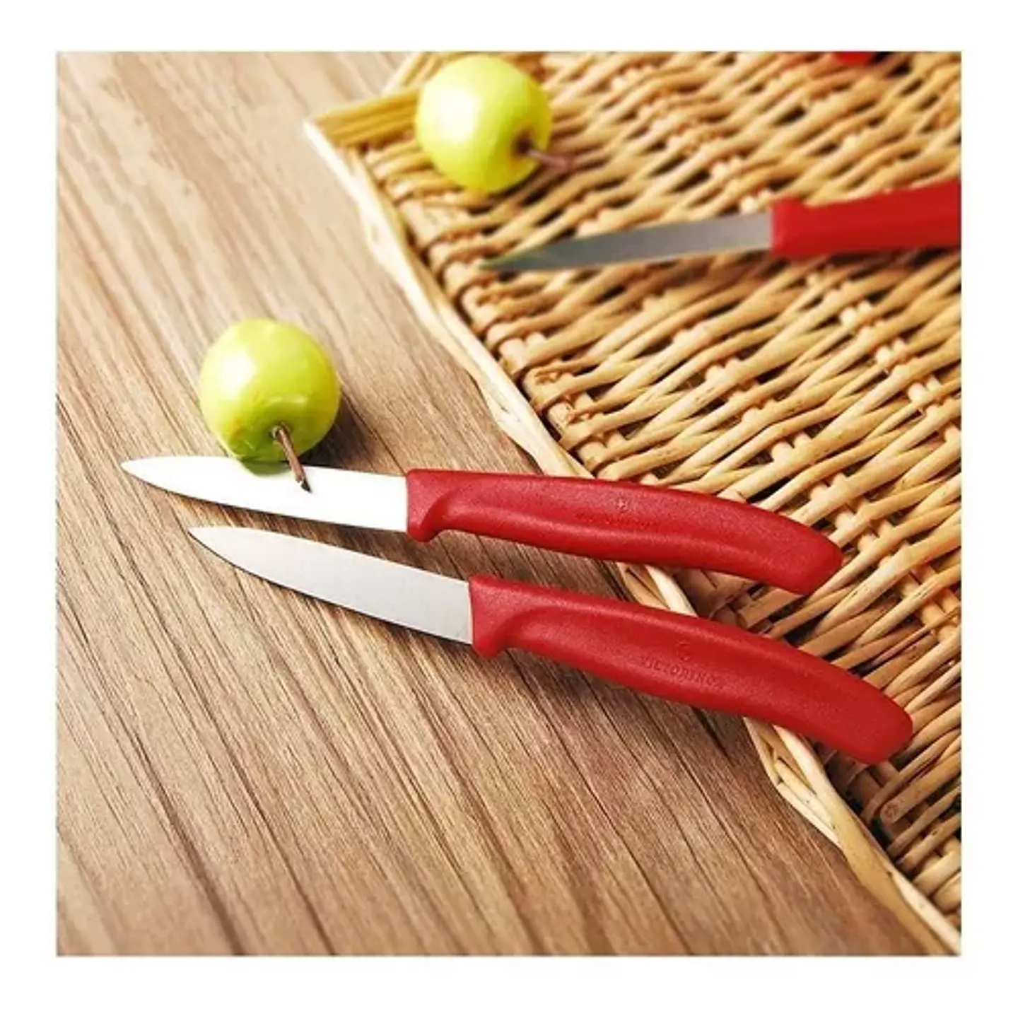 Cuchillo mondador Swiss Classic mango Rojo - ElectroMundo 2