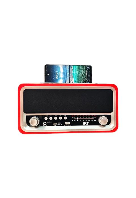 Radio Retro Vintage IRT Bluetooth /AM /FM Recargable - ElectroMundo