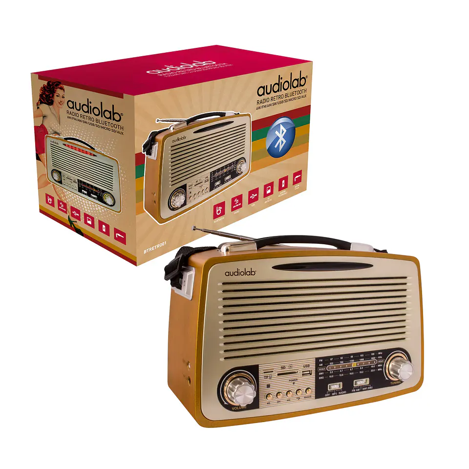 Radio Bluetooth Audiolab Retro 2