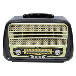 Parlante IRT Retro con Bluetooth y Sintonizador de Radio FM/AM/SW - ElectroMundo