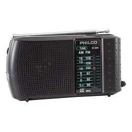 Radio a Pilas Philco ICX-40 Fm/Am Portable de Bolsillo - ElectroMundo