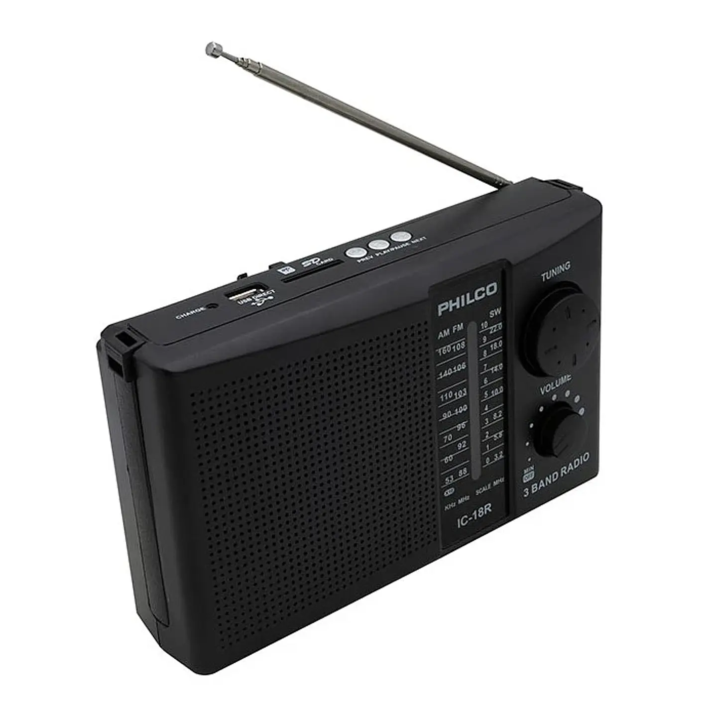 Radio Portatil Philco IC-18R Multibandas Usb - ElectroMundo  3