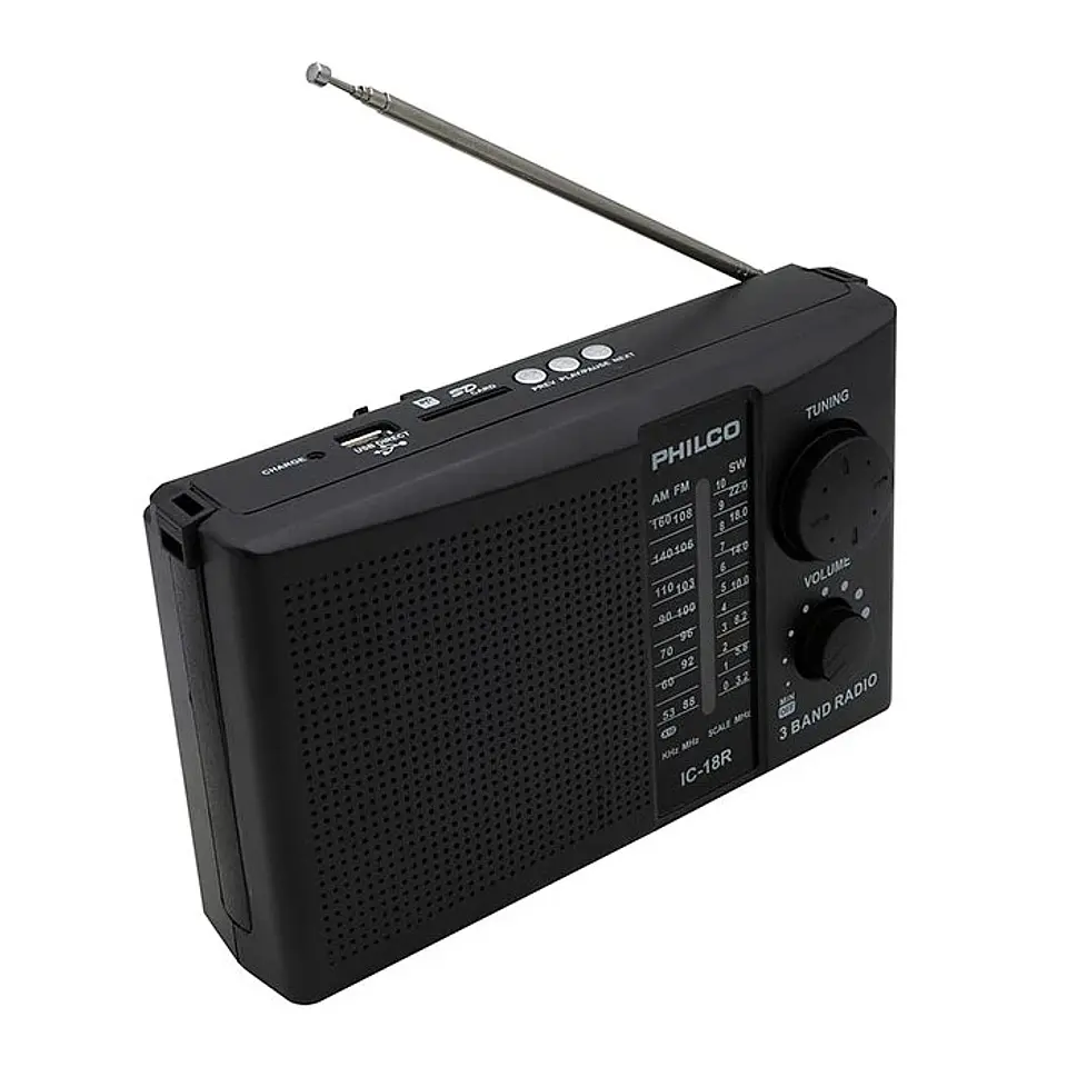 Radio Portatil Philco IC-18R Multibandas Usb - ElectroMundo  3