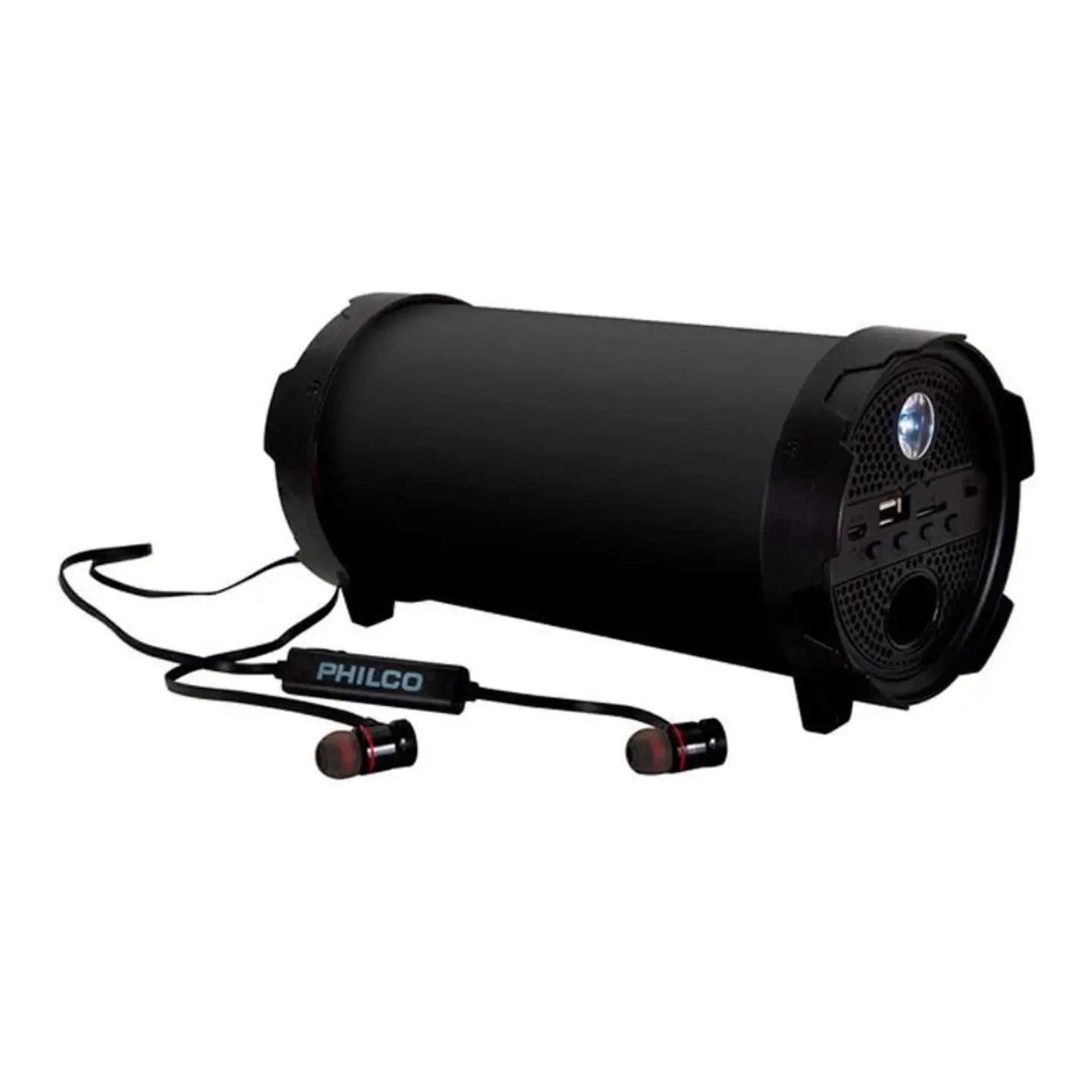 Kit Parlante Bazooka + Audífono Philco Bluetooth - ElectroMundo  1