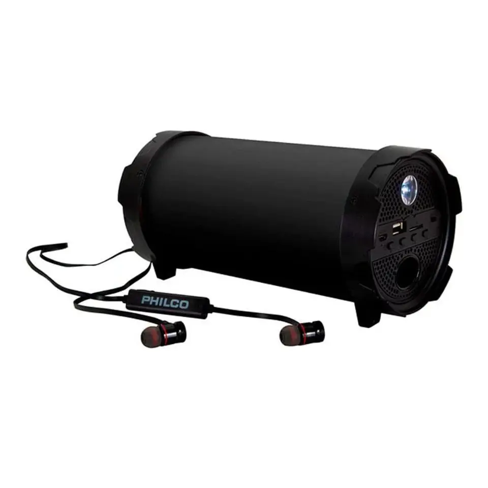 Kit Parlante Bazooka + Audífono Philco Bluetooth - ElectroMundo  1