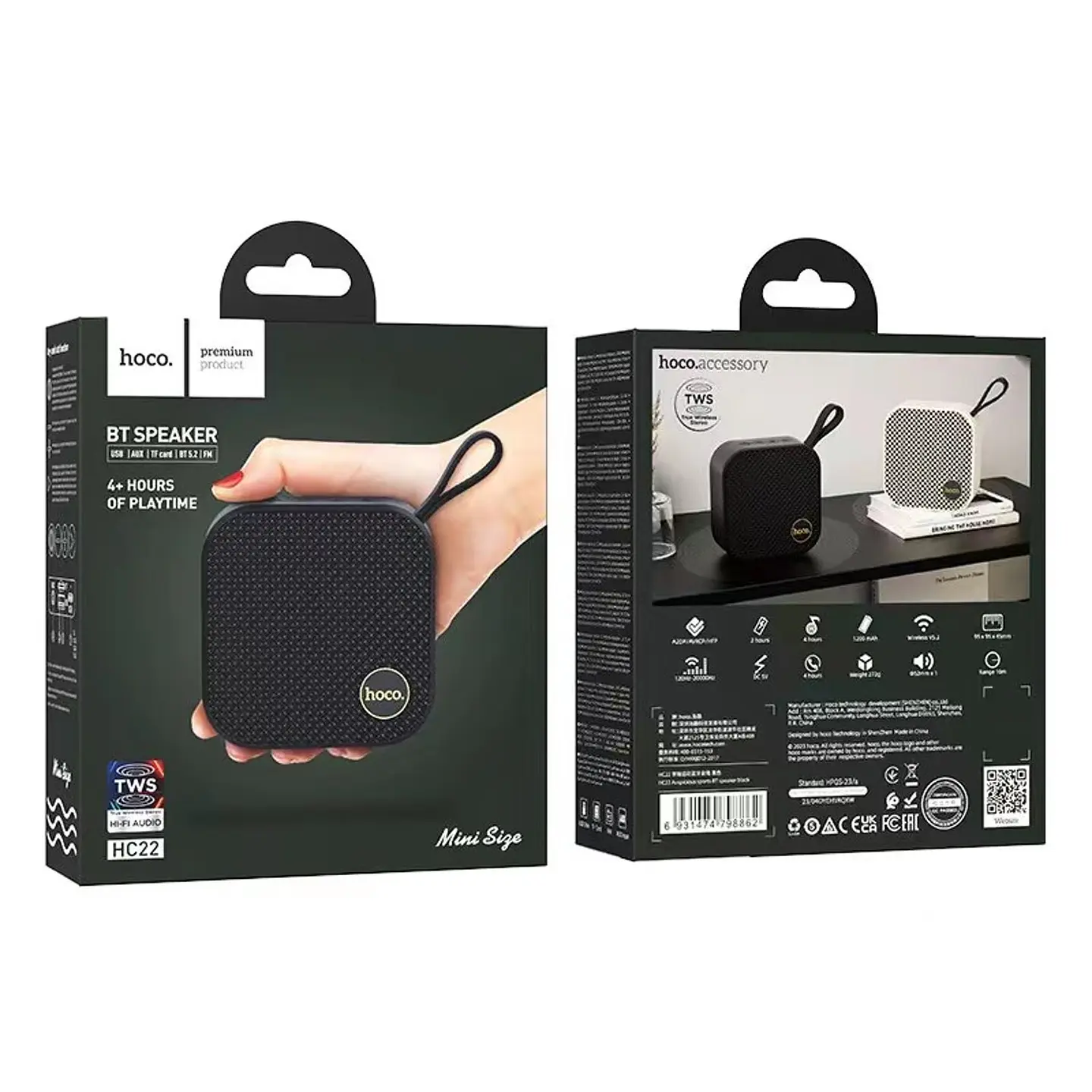 Parlante Hoco HC22 Negro - ElectroMundo 2