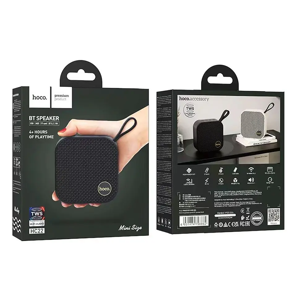 Parlante Hoco HC22 Negro - ElectroMundo 2