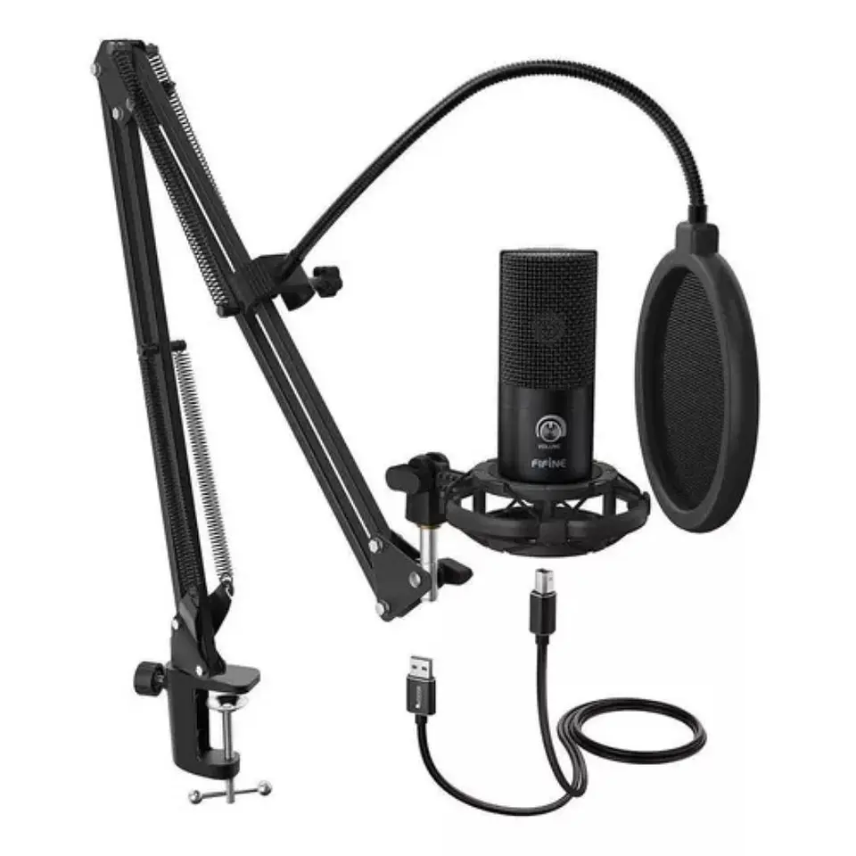 Micrófono Fifine T669 Condensador con Brazo Soporte - ElectroMundo 1