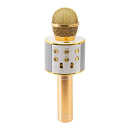 Micrófono Karaoke Con Bluetooth Y Parlante Incorporado - ElectroMundo 