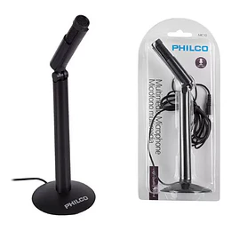 Micrófono Philco Para Pc Plug 3.5mm - ElectroMundo 