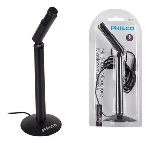 Micrófono Philco Para Pc Plug 3.5mm - ElectroMundo 