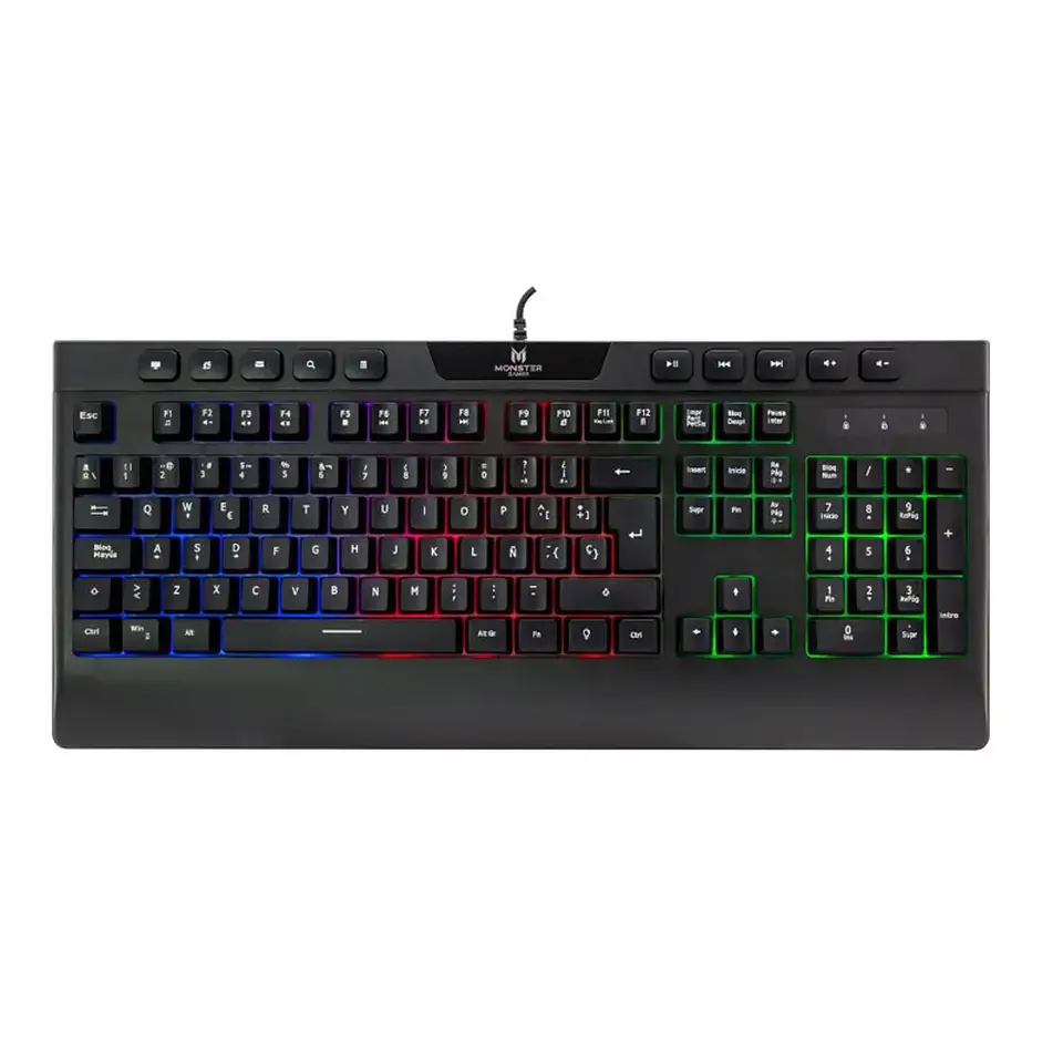 Teclado Gamer Membrana Monster Inception RGB Anti-Ghosting - ElectroMundo 3