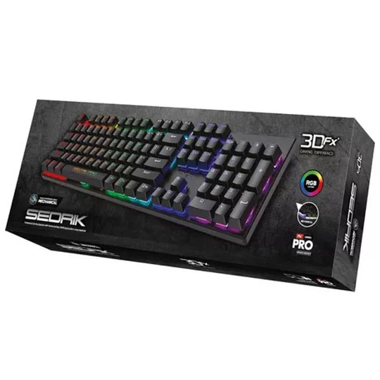 Teclado Gamer Mecánico 3dfx Sedrik Pro 9088 Usb - ElectroMundo